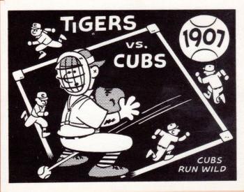 1967 Laughlin World Series #4 1907 Tigers vs Cubs Front