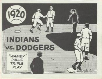 1967 Laughlin World Series #17 1920 Indians vs Dodgers Front