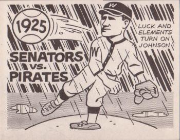 1967 Laughlin World Series #22 1925 Senators vs Pirates Front