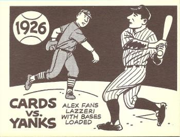 1967 Laughlin World Series #23 1926 Cardinals vs Yankees Front