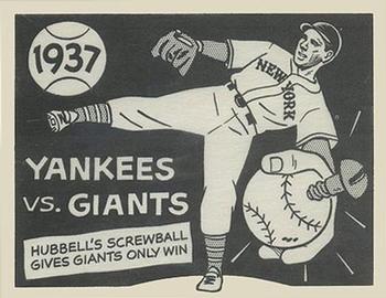 1967 Laughlin World Series #34 1937 Yankees vs Giants Front