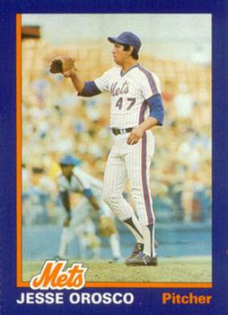 1984 New York Mets MVP Club #5 Jesse Orosco Front