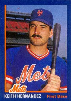 1986 New York Mets Super Fan Club #5 Keith Hernandez Front