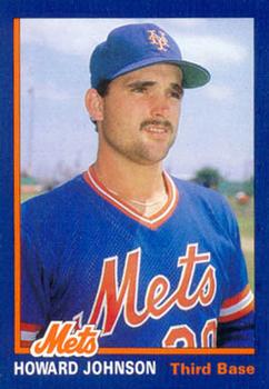 1986 New York Mets Super Fan Club #6 Howard Johnson Front