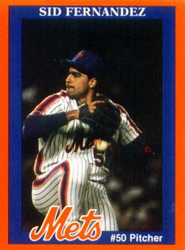 1988 New York Mets Junior Mets Club #NNO Sid Fernandez Front