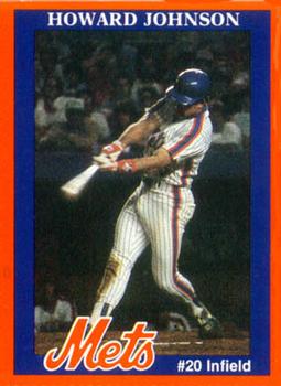 1988 New York Mets Junior Mets Club #NNO Howard Johnson Front
