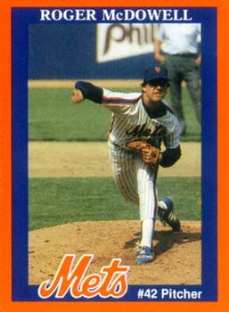 1988 New York Mets Junior Mets Club #NNO Roger McDowell Front
