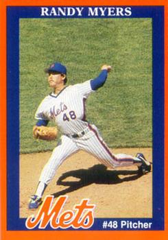 1988 New York Mets Junior Mets Club #NNO Randy Myers Front
