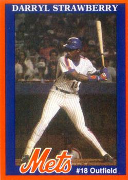 1988 New York Mets Junior Mets Club #NNO Darryl Strawberry Front