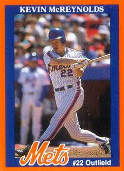 1989 New York Mets Junior Mets Club #NNO Kevin McReynolds Front