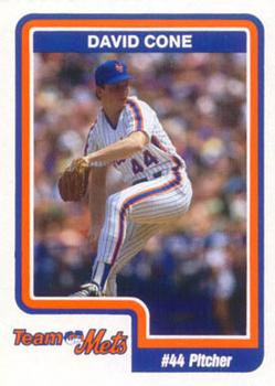 1990 Team Mets Club New York Mets  #NNO David Cone Front