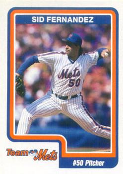1990 Team Mets Club New York Mets  #NNO Sid Fernandez Front