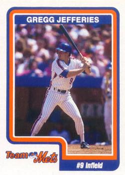 1990 Team Mets Club New York Mets  #NNO Gregg Jefferies Front