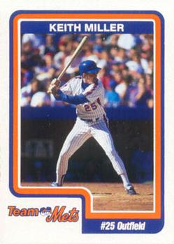 1990 Team Mets Club New York Mets  #NNO Keith Miller Front
