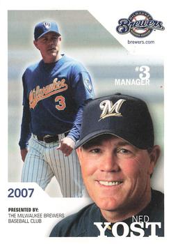 2007 Milwaukee Brewers Police #NNO Ned Yost Front
