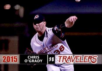 2015 Grandstand Arkansas Travelers #NNO Chris O'Grady Front