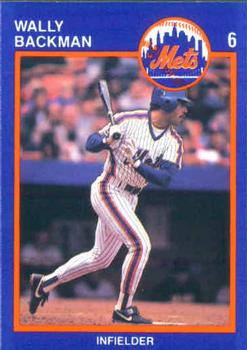 1988 Kahn's New York Mets SGA #NNO Wally Backman Front