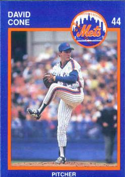 1988 Kahn's New York Mets SGA #NNO David Cone Front