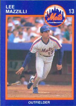 1988 Kahn's New York Mets SGA #NNO Lee Mazzilli Front