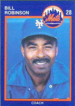 1988 Kahn's New York Mets SGA #NNO Bill Robinson Front