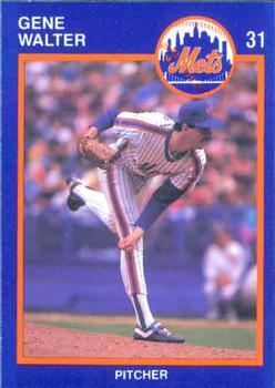 1988 Kahn's New York Mets SGA #NNO Gene Walter Front