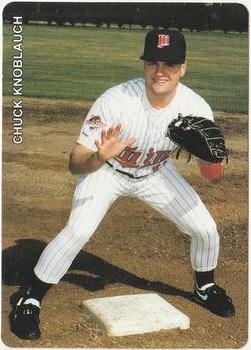 1992 Mother's Cookies Chuck Knoblauch #4 Chuck Knoblauch Front