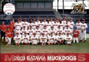 2003 Batavia Muckdogs #NNO Team Photo Front