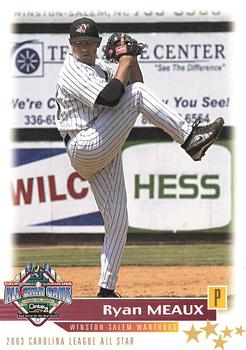 2003 Grandstand California-Carolina League All Stars #NNO Ryan Meaux Front