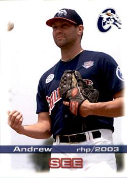 2003 Grandstand Chillicothe Paints #16 Andrew See Front