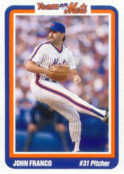 1991 New York Mets Team Mets Club #NNO John Franco Front