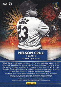 2015 Panini Prizm - Fireworks #5 Nelson Cruz Back
