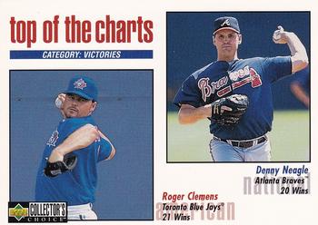 1998 Collector's Choice #257 Roger Clemens / Denny Neagle Front