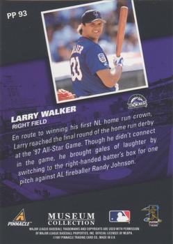 1998 Pinnacle - Museum Collection #PP93 Larry Walker Back