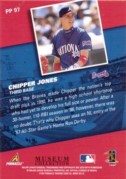 1998 Pinnacle - Museum Collection #PP97 Chipper Jones Back