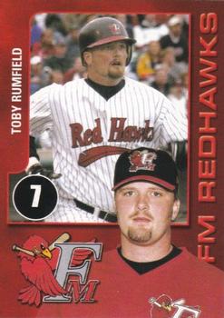 2003 Fargo-Moorhead RedHawks #NNO Toby Rumfield Front