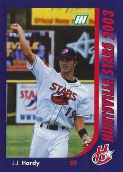 2003 Huntsville Stars #NNO J.J. Hardy Front