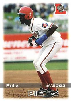 2003 Grandstand Lansing Lugnuts #NNO Felix Pie Front