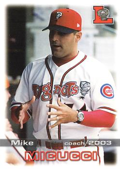 2003 Grandstand Lansing Lugnuts #NNO Mike Micucci Front