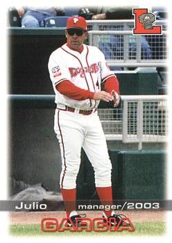 2003 Grandstand Lansing Lugnuts #NNO Julio Garcia Front