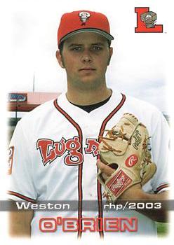 2003 Grandstand Lansing Lugnuts #NNO Weston O'Brien Front