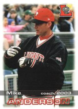 2003 Grandstand Lansing Lugnuts #NNO Mike Anderson Front