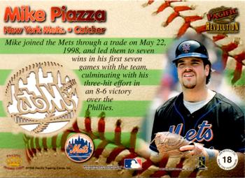 1998 Pacific Revolution - Prime Time Performers #18 Mike Piazza Back