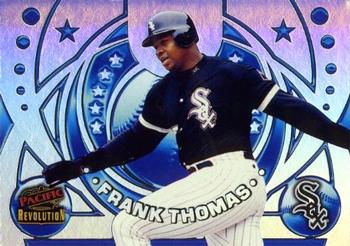 1998 Pacific Revolution - Rookies and Hardball Heroes #25 Frank Thomas Front