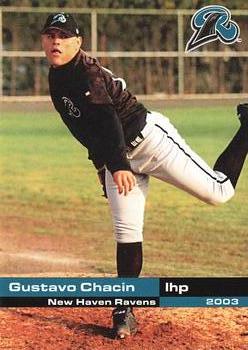 2003 Grandstand New Haven Ravens #NNO Gustavo Chacin Front
