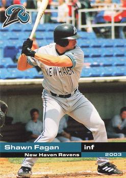 2003 Grandstand New Haven Ravens #NNO Shawn Fagan Front