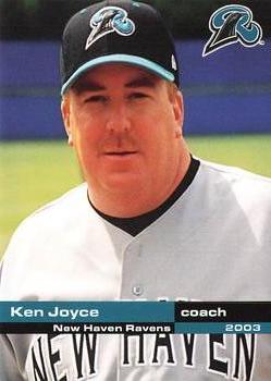 2003 Grandstand New Haven Ravens #NNO Ken Joyce Front