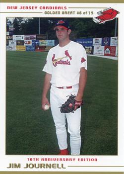 2003 Grandstand New Jersey Cardinals 10th Anniversary #6 Jim Journell Front
