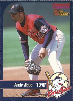 2003 Dunkin' Donuts Pawtucket Red Sox #NNO Andy Abad Front