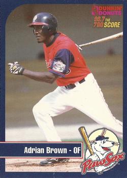 2003 Dunkin' Donuts Pawtucket Red Sox #NNO Adrian Brown Front