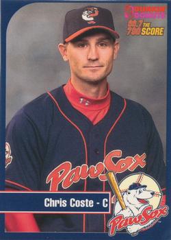 2003 Dunkin' Donuts Pawtucket Red Sox #NNO Chris Coste Front
